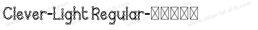 Clever-Light Regular字体转换